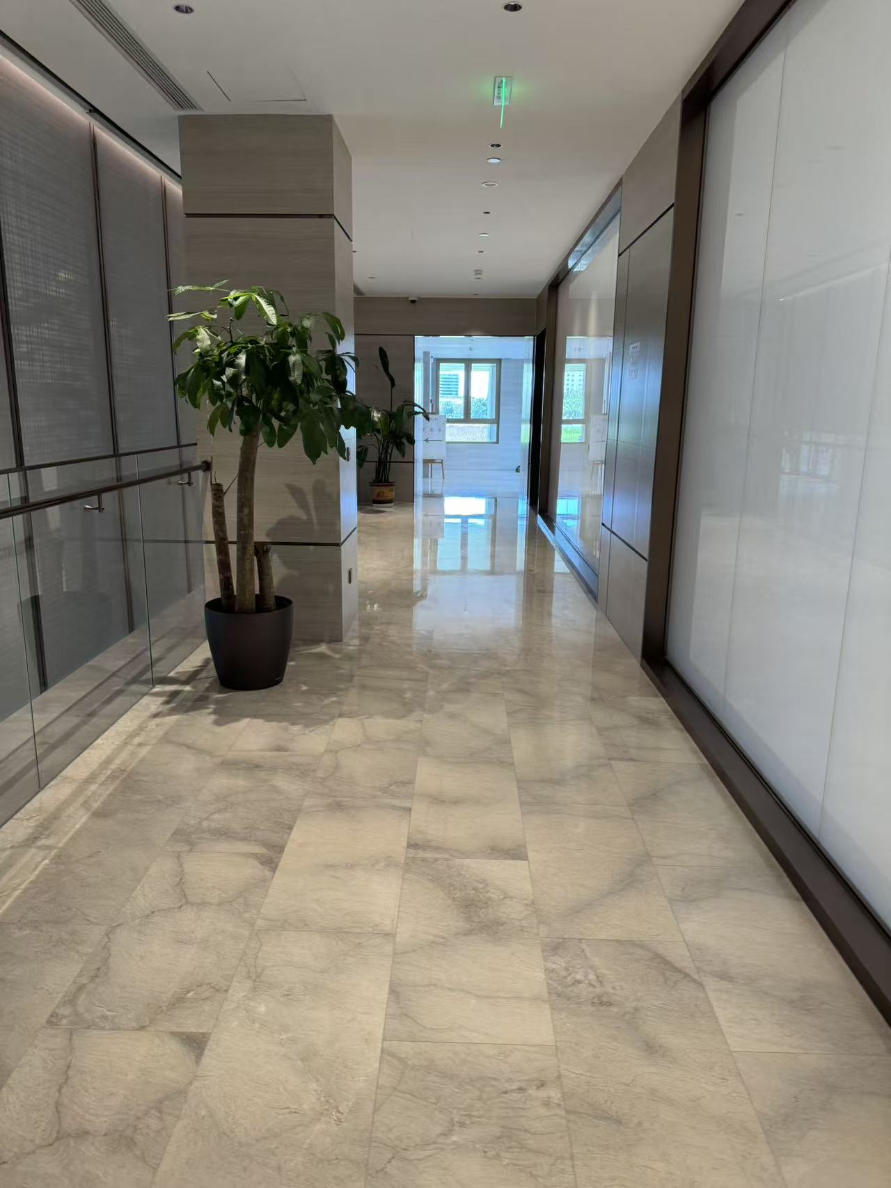 通透公共动线，国华合悦家现场实景