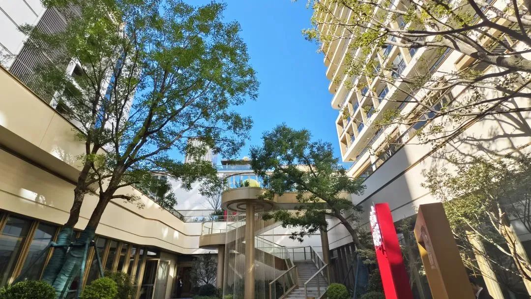 国华合悦家内庭院与立体绿化实景